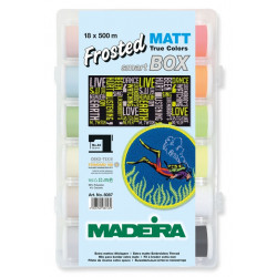 Madeira Smartbox Frosted Matt Stickgarn 18 x 500m